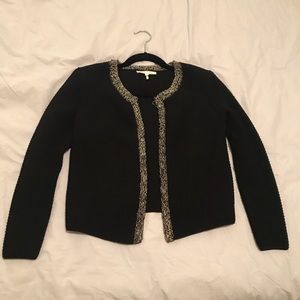Make sweater jacket with beading size 2 (M)